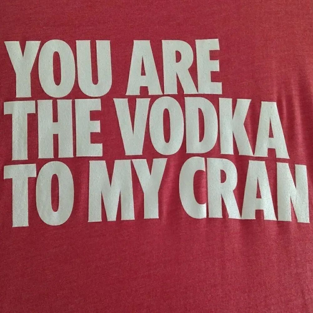 Vodka Cran Tshirt, Large, Bella Canvas, Very Soft